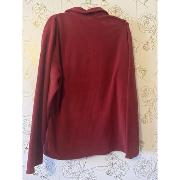 North Face Men's Size XL 1/4 Zip Pullover F Red UPF 30 Classic Fleece NWT - Picture 4 of 4